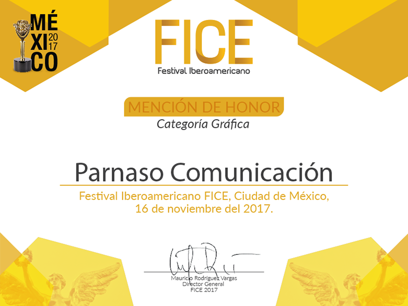 Parnaso gana un reconocimiento internacional en el FICE - Parnaso