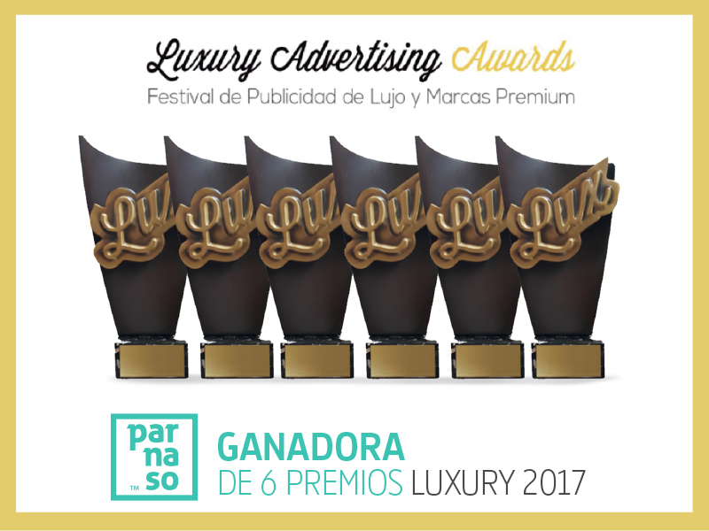 Parnaso galardonada en los Luxury Advertising Awards - Parnaso