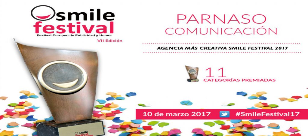 Parnaso "Agencia más creativa" en el Smile Festival Europeo - Parnaso