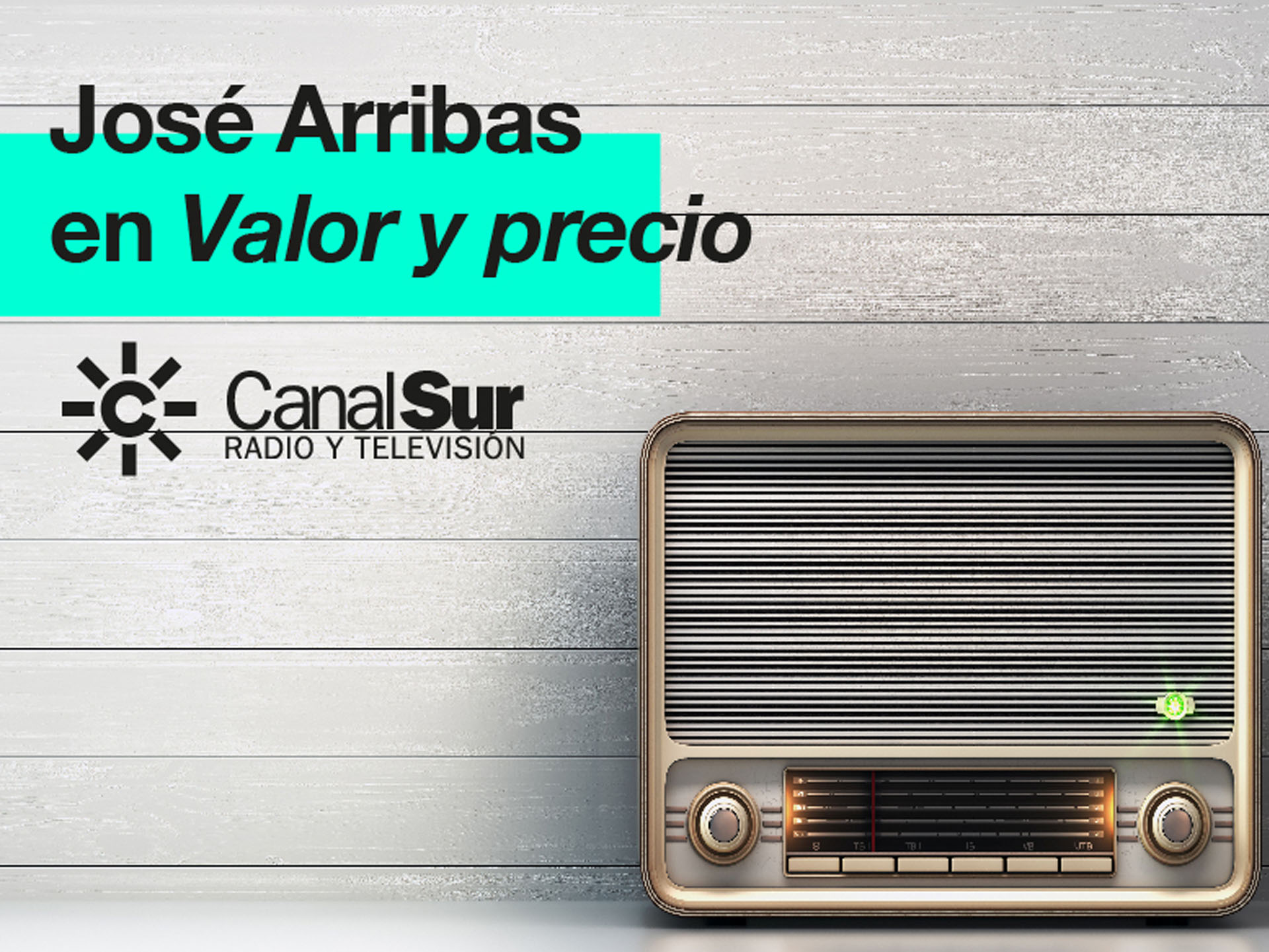 Entrevista a José Arribas León en "Valor y precio" de Canal Sur Radio - Parnaso