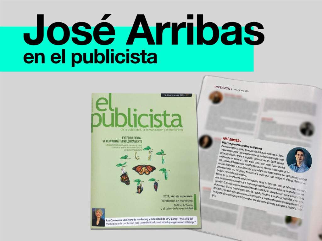 José Arribas León, en el último número de El Publicista - Parnaso
