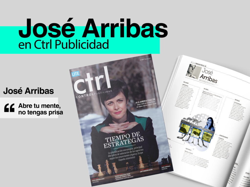 José Arribas en la sección "Gracias por el tip" de CTRL Publicidad - Parnaso