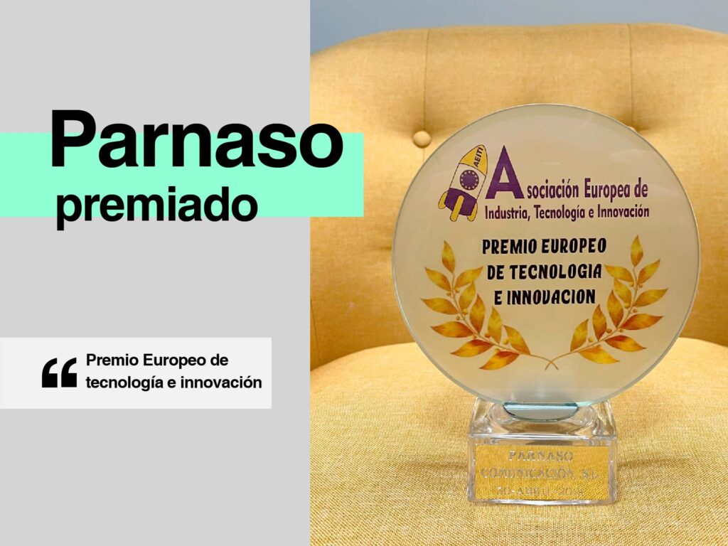Parnaso recibe el Premio Europeo de Tecnología e Innovación