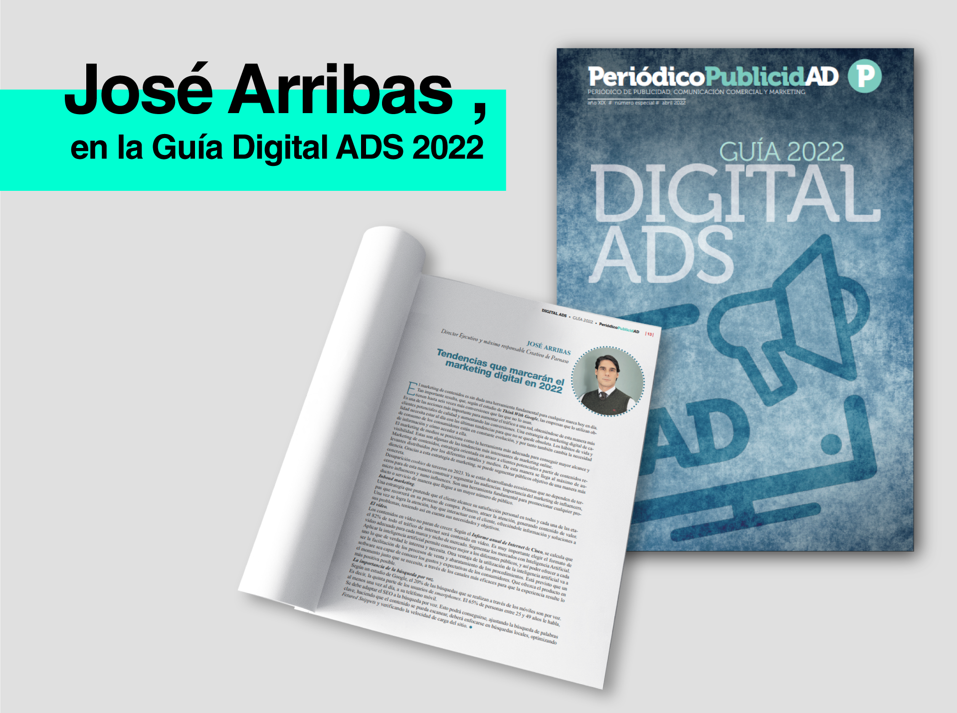 José Arribas en la Guía Digital ADS 2022 - Parnaso