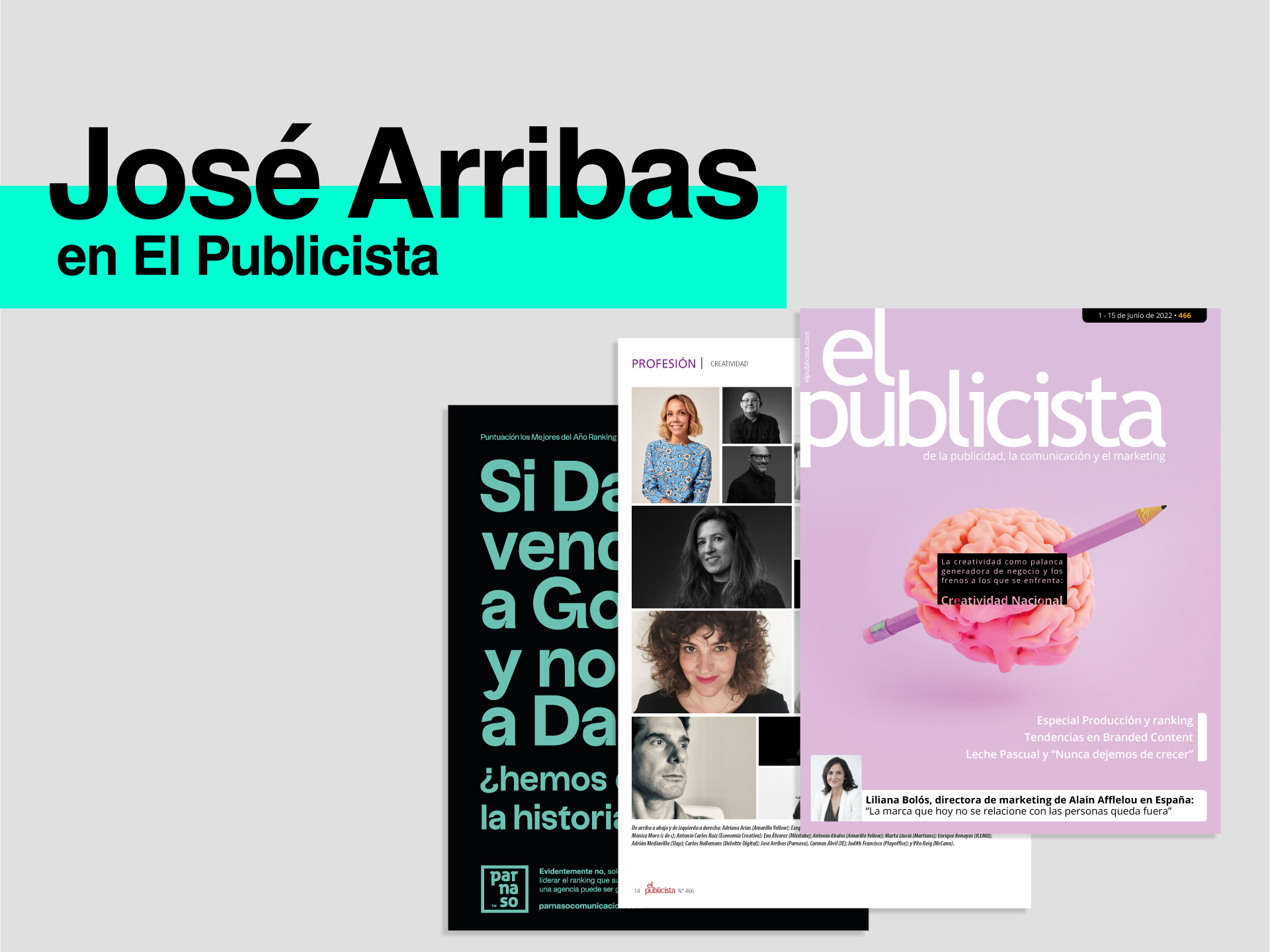 Nuevo artículo de José Arribas en El Publicista - Parnaso