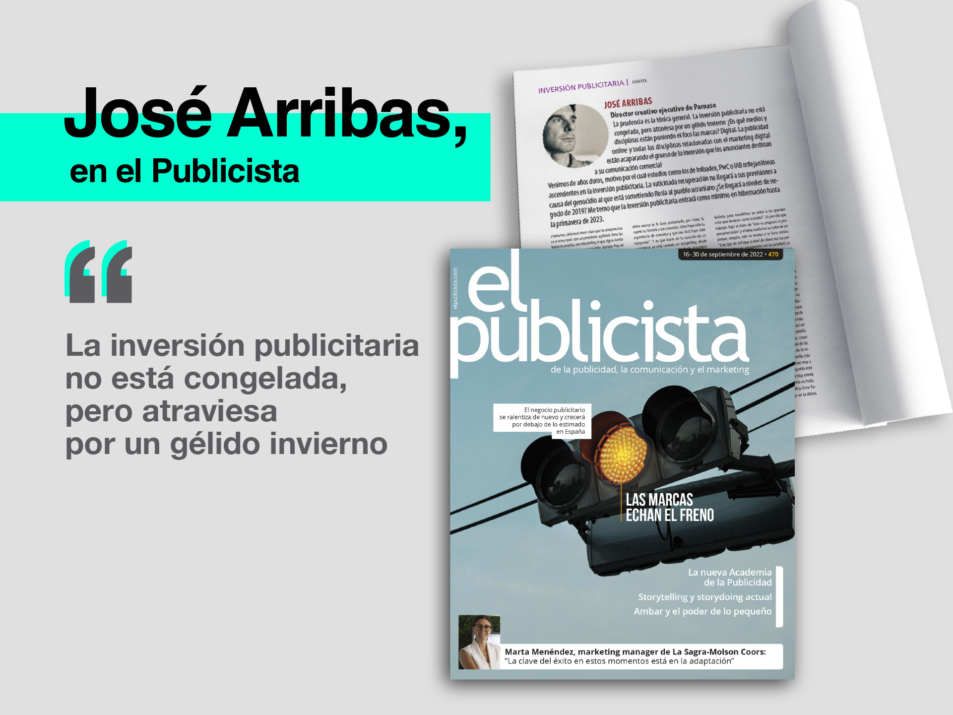 José Arribas en El Publicista - Parnaso