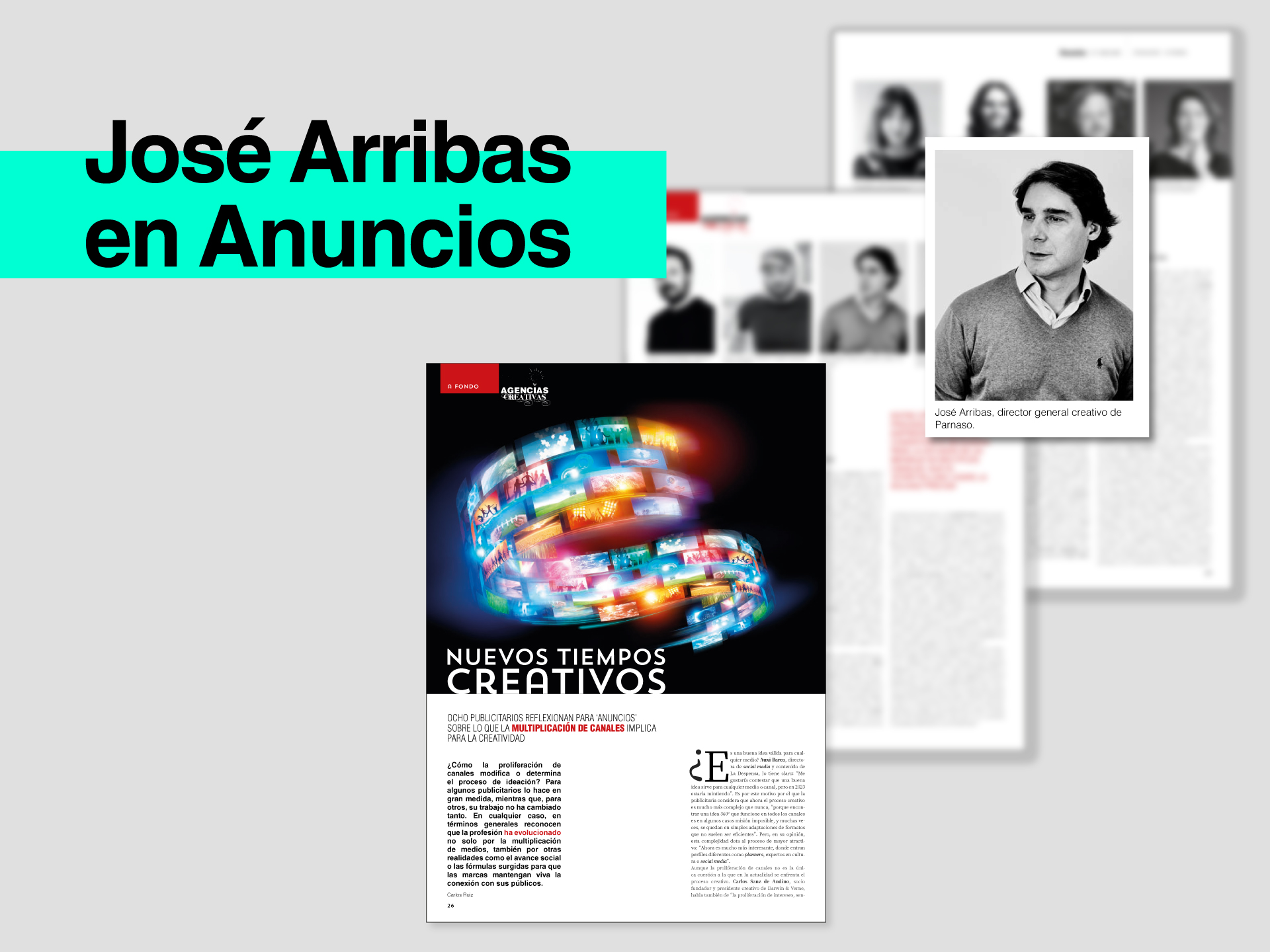 José Arribas en el nuevo número de la Revista Anuncios - Parnaso