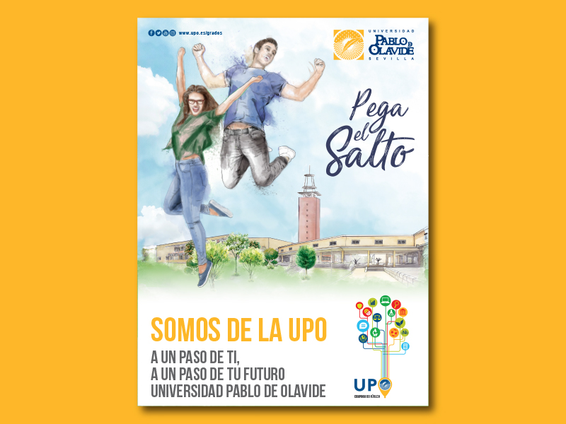 Campaña gráfica anual para la Universidad Pablo de Olavide - Parnaso